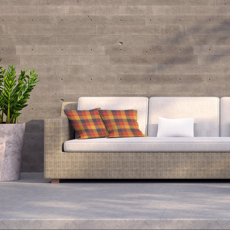 Indoor / Outdoor Square Throw Cushion, 45cm H x 45cm W x 7cm D