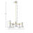 5-Light Metal Chandelier