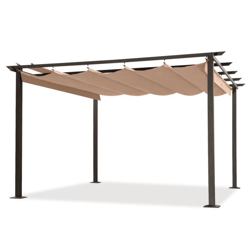 EGEIROS LIFE Aluminum Pergola with Canopy & Reviews | Wayfair