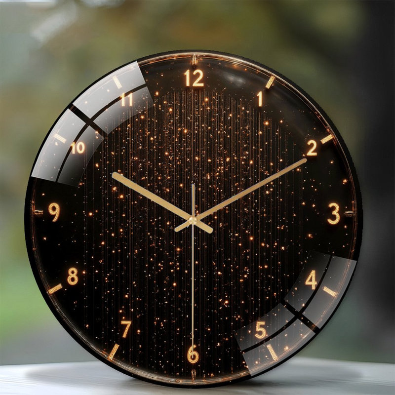 Horloge murale élégante 12 po