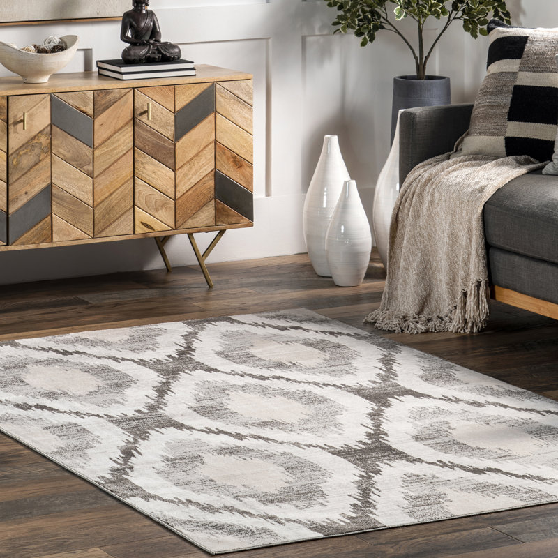 Tapis Eliise SpinClean Faded Trellis, Rectangle 3 pi 8 po x 6 pi