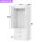27.5" × 68" Closet System With 3 Drawers, Closet Organizer With Doors & Hanging Rod-958469774