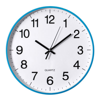 Ebern Designs 12-in Analog Clock – Silent, Non-ticking For Wall Battery-operated Perfect For Home Office, Farmhouse Kitchen, Entryways, Dining Rooms And Bedroom Decor, School And Bathroom Clock