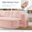 Lozena Boneless 79'' Convertible Corduroy Sleeper Sofa Bed, 15'' Thick Full-Size Compression Mattress Couch-470871963