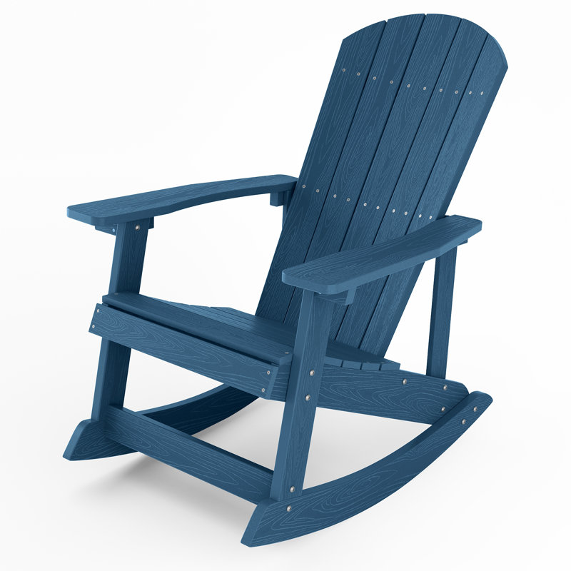 Chaise berçante Harir , Bleu très foncé