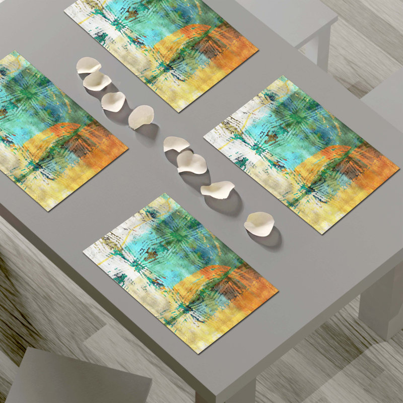 Napperon abstrait en polyester