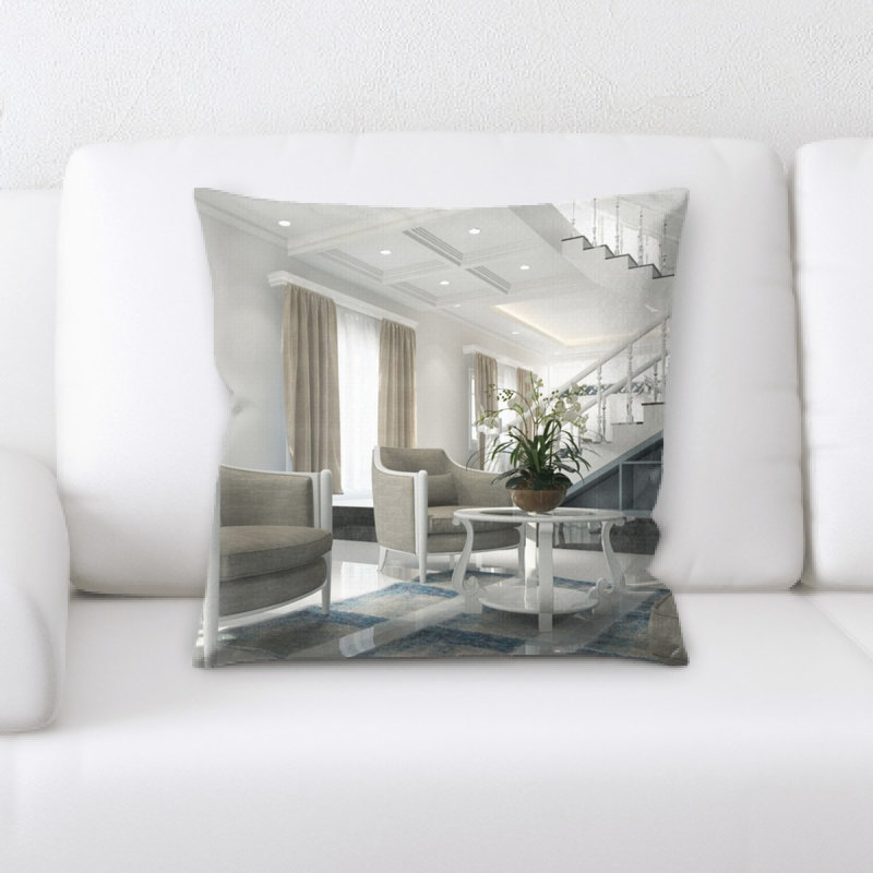 Microsuede Throw Pillow
