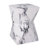 Eos 18.5"H Modern Geometric MGO Side Table with Faux Marble Finish-125959558