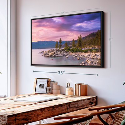 «Idyllic Lake Tahoe», reproduction sur toile