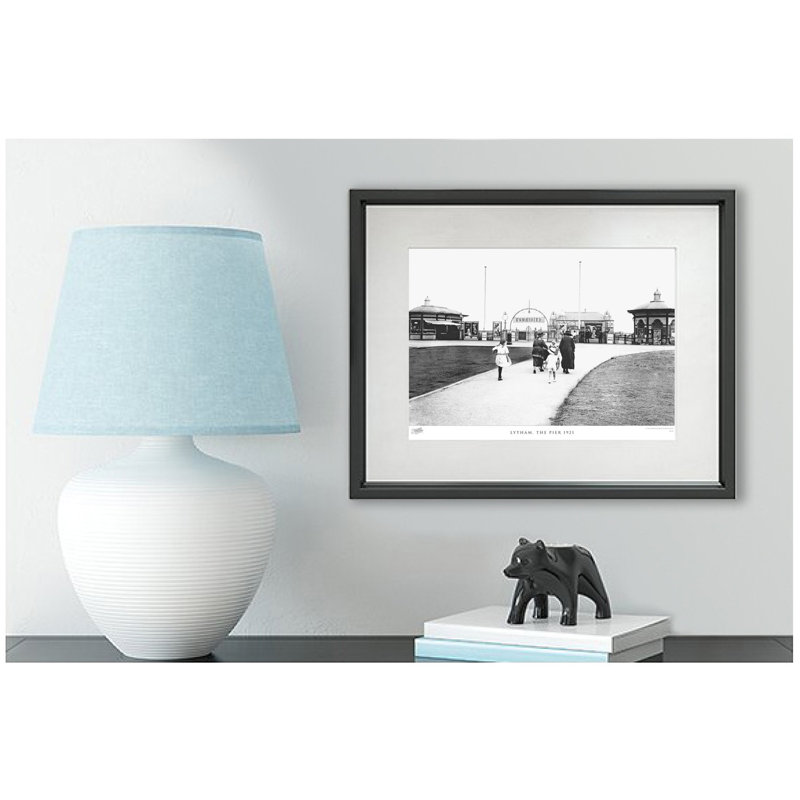 Lytham, the Pier 1921 1 Piece Single Picture Frame Wall Art, 45cm H x 60cm W x 2.3cm D