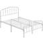 Metal Bed with Arched Headboard and Footboard-903361660-903604198