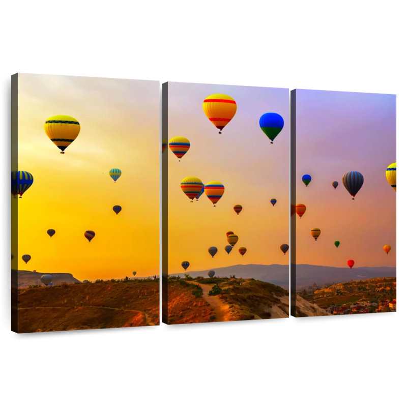 Mehar Airborne Hot Air Balloons, 32" H x 50" W