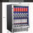 AOBOSI 23.43'' W 164 Cans (12 oz.) 5.04 Cubic Feet Beverage Cooler