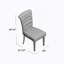 CHAISE DE SALLE À MANGER CHARLOTTE KD