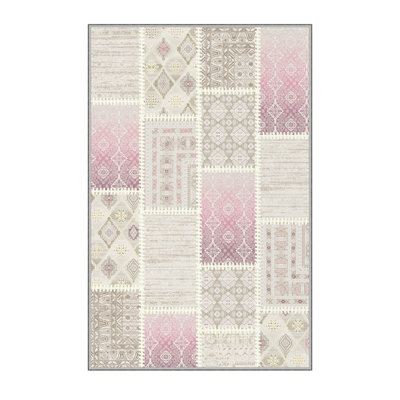 Tapis d'entrée de qualité supérieure (2,6 x 9,8 pi), 100% polyester, hauteur de velours de 0,3 po | Antibactérien, antidérapant, impression numérique 3D | Lavable à la machine, durable, idéal pour la maison et le bureau, facile d'entretien