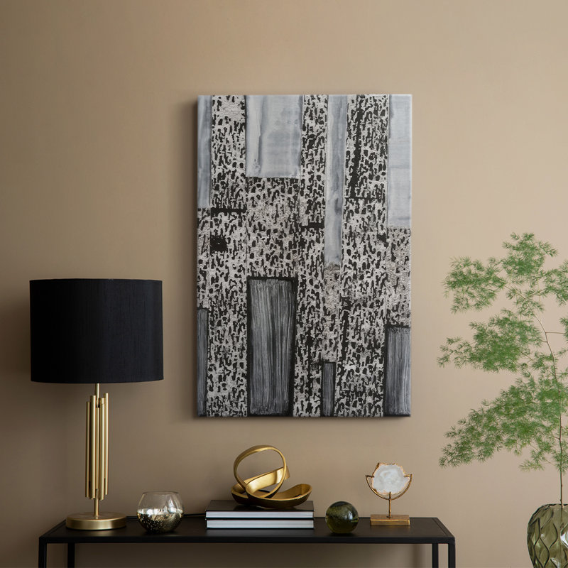 Silver Parcels II -Gallery Wrapped Cavas, 36" H x 24" W