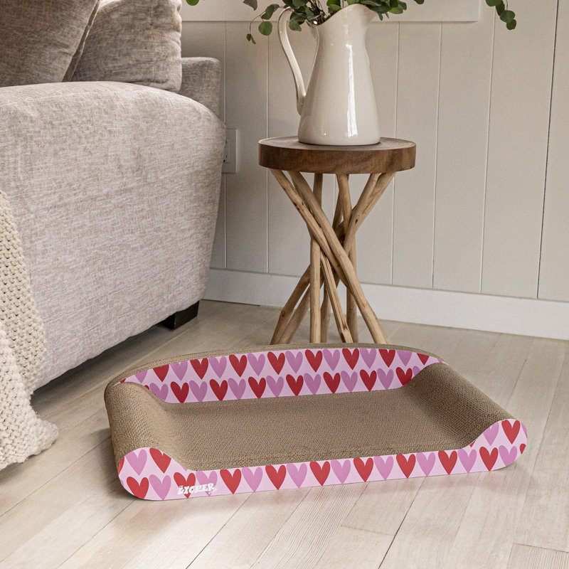 Emzley Scratching Post, Pink/Red