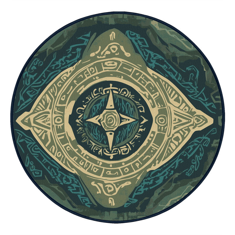 Eternal Flame Rug, Round 8'