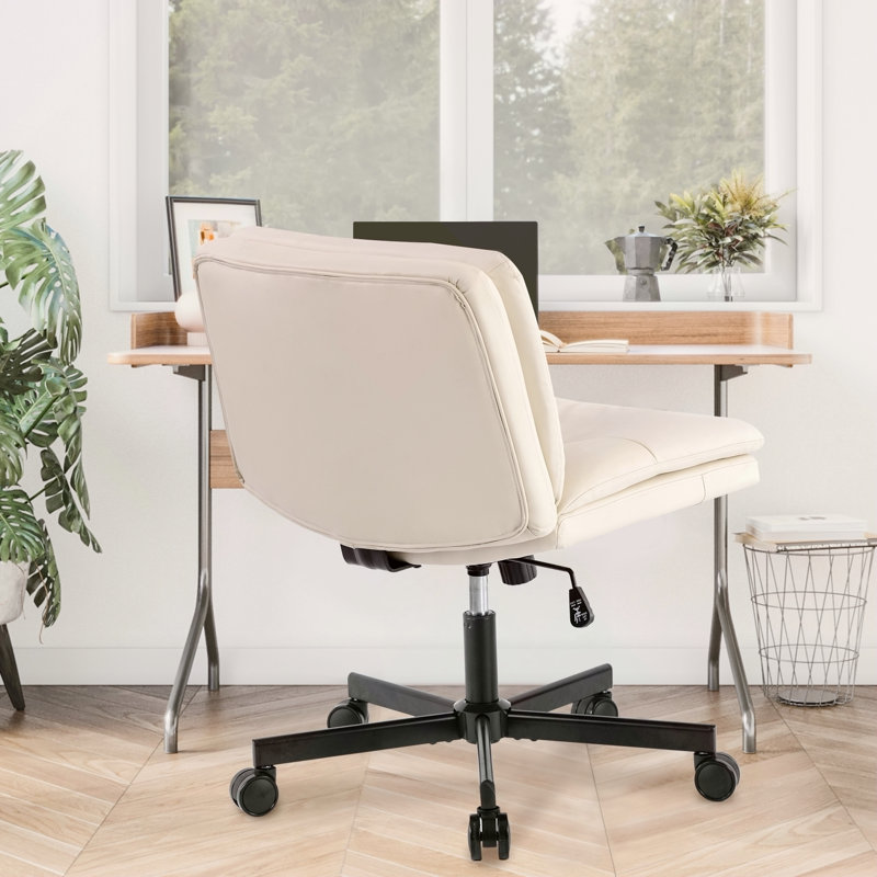 Fauteuil de bureau pivotant à 360 ° de grande taille avec roulettes