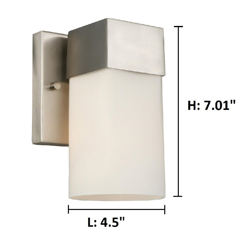 Cassara Flush Mounted Sconce, Brushed Nickel