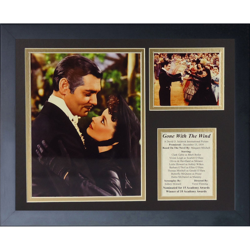 «Gone with the Wind Widow», reproduction de photo encadrée
