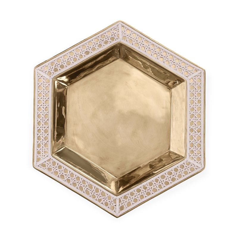 Basketweave Serving Tray