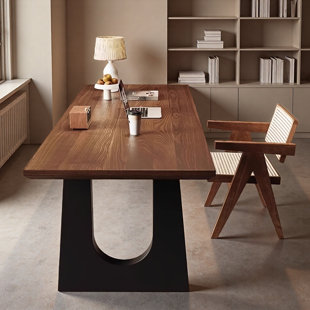 Modern Solid Wood Pine Storage Rectangle Desk