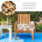Garberville Acacia Outdoor Adirondack Chair-1810749690