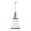 Luminaire suspendu en nickel poli 14,25 po Baccarin Libby Langdon Caine-1763162015