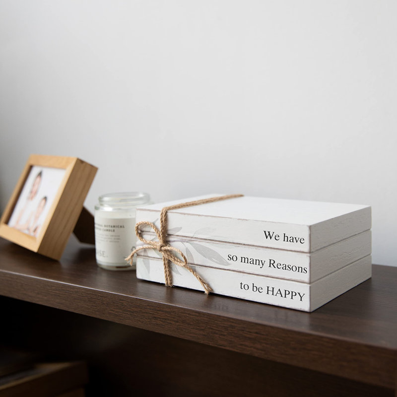 Livre décoratif en chiffres et chiffres fait à la main Kevelle