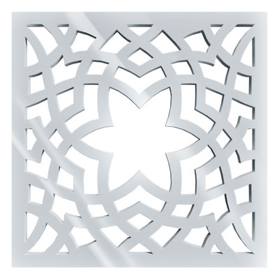 Panneaux muraux décoratifs en acrylique Paris, très petit, l 7 3/8 po x H 7 3/8 po x T 1/8 po, blanc