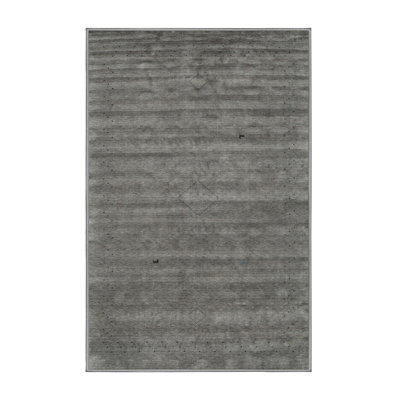 Tapis noir/gris