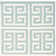 Rodgers Hand Woven Flat Weave Banana Silk/Wool/Cotton Geometric Rug in Ivory/Blue