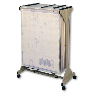 Safco Sheet File Mobile Plan Hanging Filing Cart