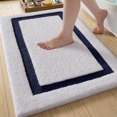 Bath Rug With Non Slip Backing