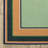 Sherley Preppy Stripe Border Green/ Navy Indoor-Outdoor Area Rug-1437799845