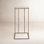 Margos End Table with Glass Top