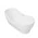 67 In. X 31.5 In. Freestanding Acrylic Soaking  Bathtub With Chrome Drain And  Chrome  Slotted Overflow