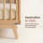 dadada Soho 3-in-1 Convertible Crib - Natural-113848385