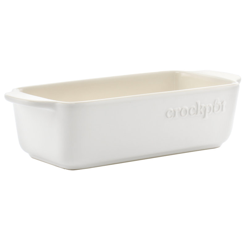Plat de cuisson rectangulaire en grès Crock-pot