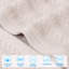 Ensemble de serviettes en coton Blue Nile Mills Zero-Twist - texture gaufrée - séchage rapide-118914914