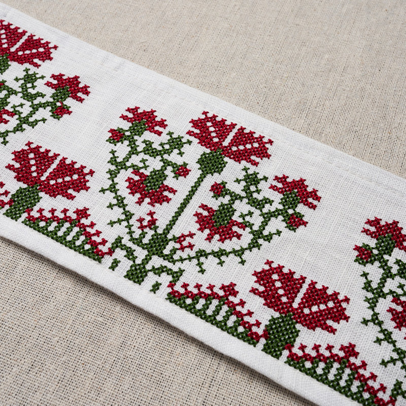 Ruban brodé Schumacher x Mary Mcdonald Custis, Claret