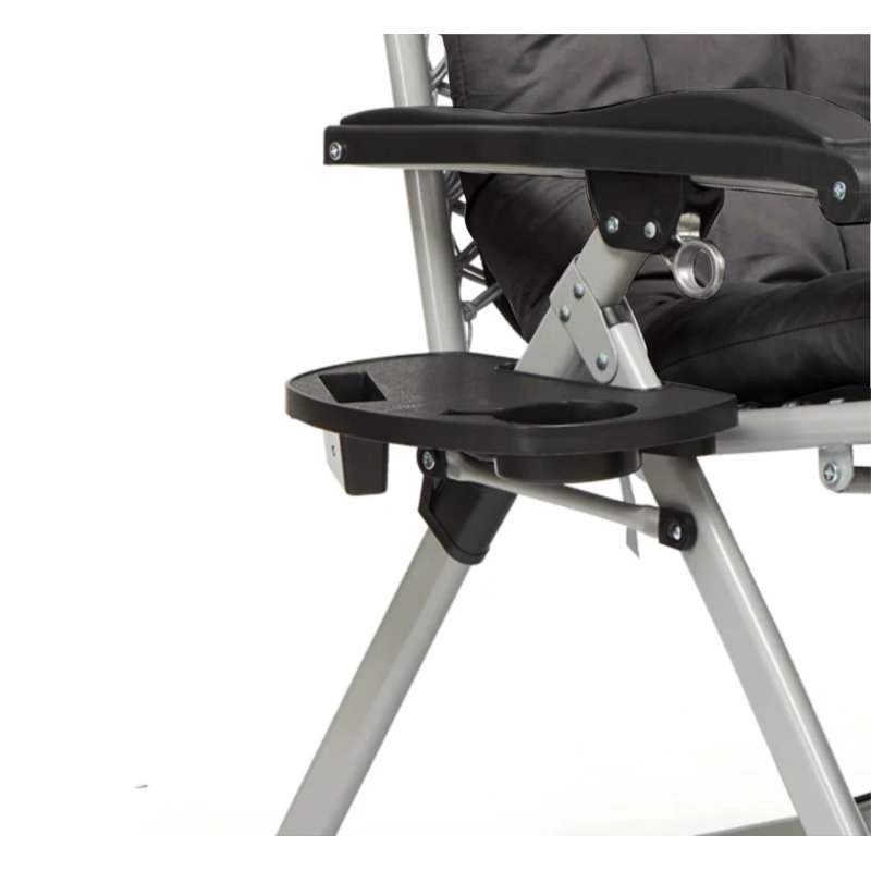 Abrham Folding Zero Gravity Chair, Grey