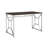 Martha Office Workspace Desk MDF/Chrome In (Not Including Office Chairs)