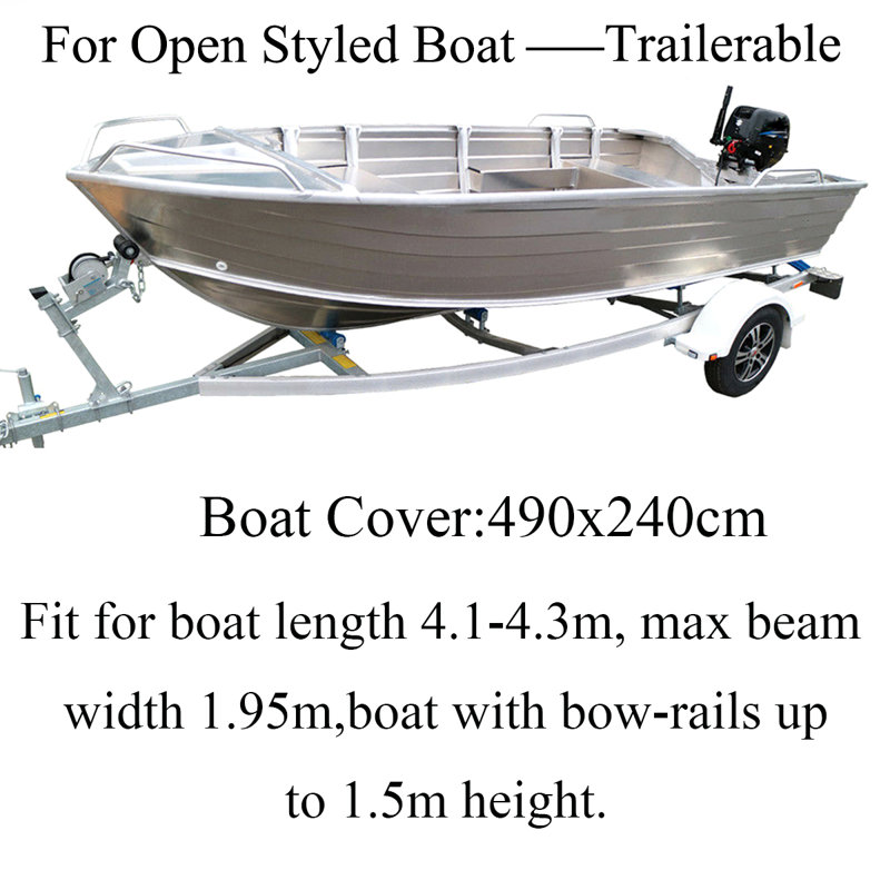 Housse de bateau ouverte