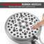 Filtre de pomme de douche à eau dure Summimerain pour AZ / TX / CA - FOF anti-colmatage et VC adoucissant pour la peau, 9 modes de pulvérisation (filtre de douche 90 jours), nickel brossé-130769831