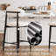 Ensemble de 4 tabourets de bar modernes et rembourrés Modern-466143852-466143853