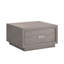 Table basse, finition gris moyen