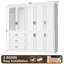 Armoire-penderie Armoire avec 8 portes et 3 tiroirs, grande armoire-penderie 74,8 po-5464705