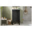 Armoire de salle de bain de style français 18 po avec rangement, solution pour petit espace avec lavabo en céramique, tablette réglable, charnières à fermeture en douceur-796077974